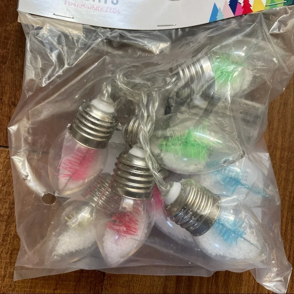 4 NWT sets of target snow Christmas tree LED lights